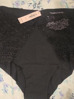 Victoria's Secret Black Lace Cheeky Panty
